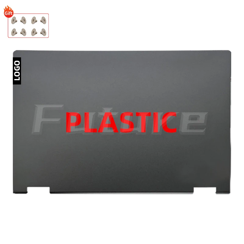 Imagem -02 - para Lenovo Ideapad Flex 514 5-14 5-14alc05 Il05 Are05 Itl05 C550-14 Tampa Traseira Lcd Metal Cinza Plástico Novo Case