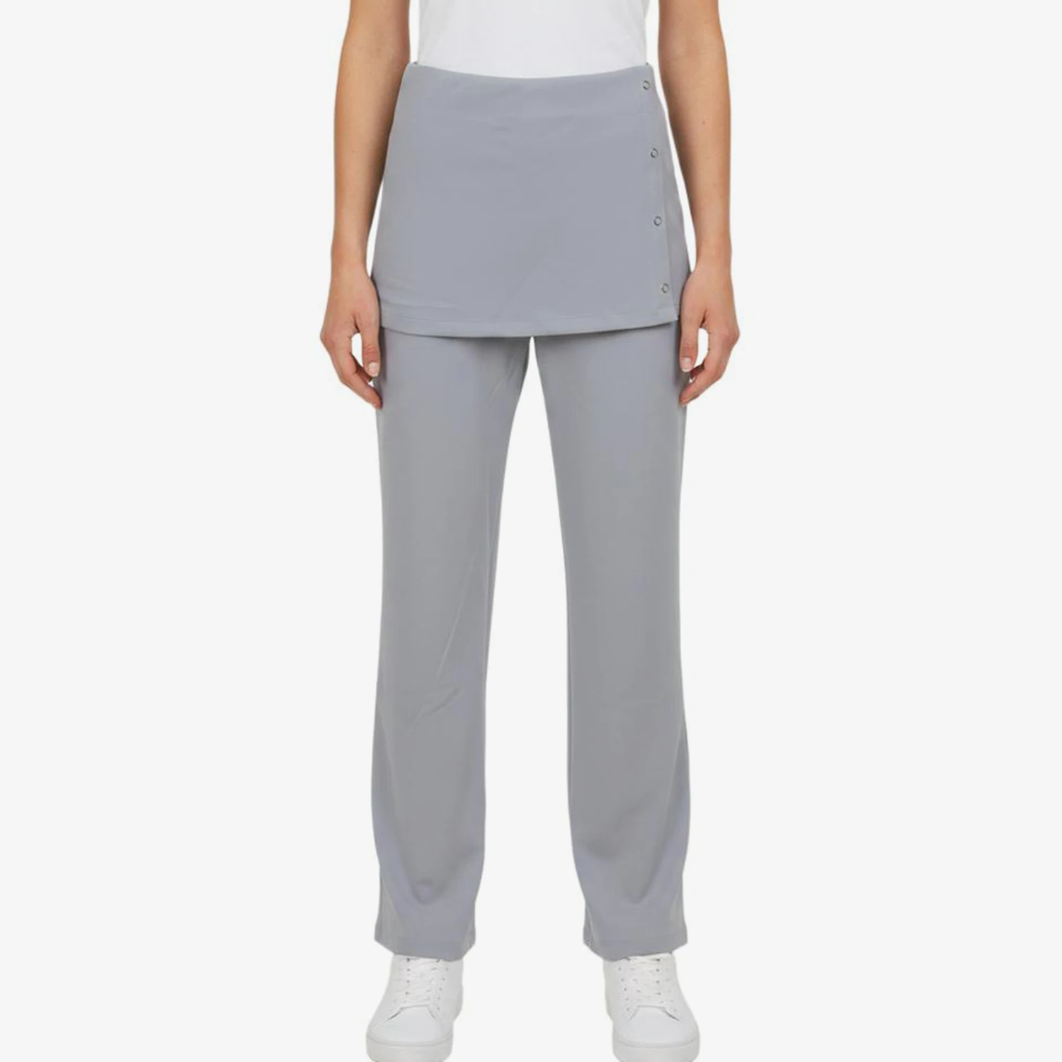 Adidas genuine FOS solid color mid waist women's simple breathable casual sports pants LC8702