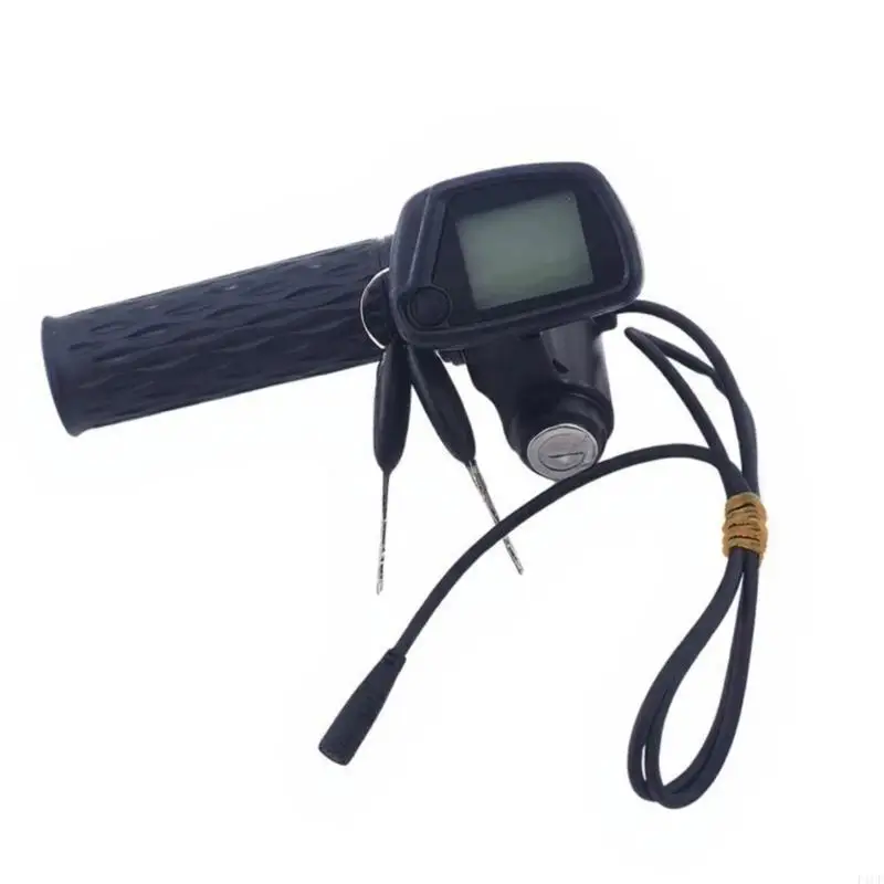 2025 جديد دراجة نارية سرعة محول تقييد قبضة ABS مادة شاشة ديجيتال آلية قفل ل Ebikes