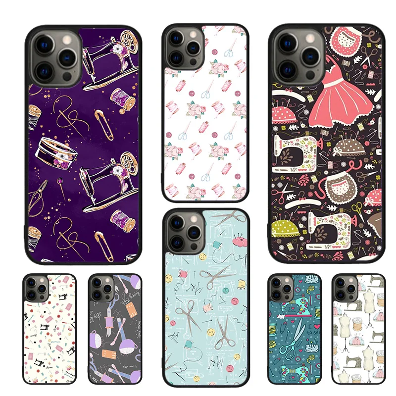 Sewing Machine Mobile Phone Cases Cover For iPhone 16 15 14 12 13 mini 11 Pro MAX apple 6 7 8 Plus SE2020 Coque