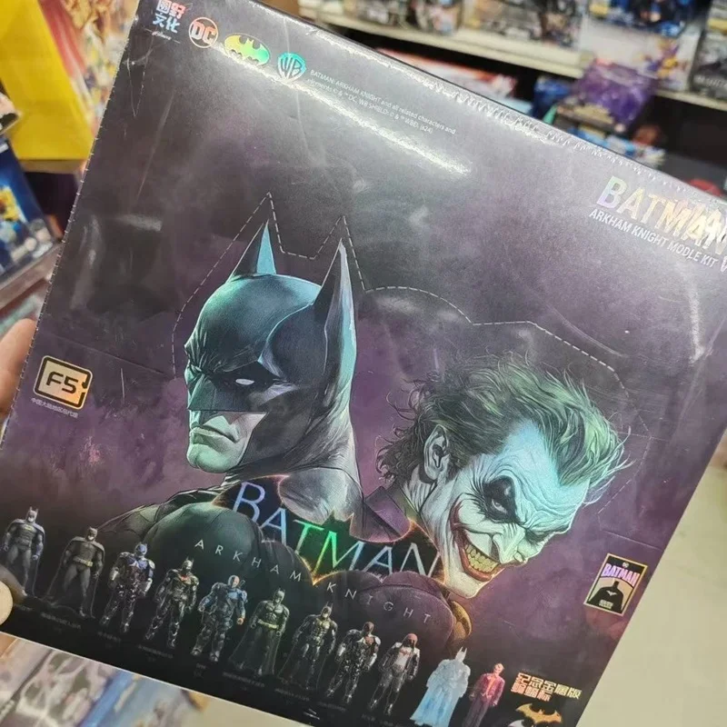 الأصلي F5 باتمان أركام نايت تجميعها نموذج صندوق أعمى عمل الشكل مجنون نسخة جمع هواية نموذج الأولاد اللعب الهدايا