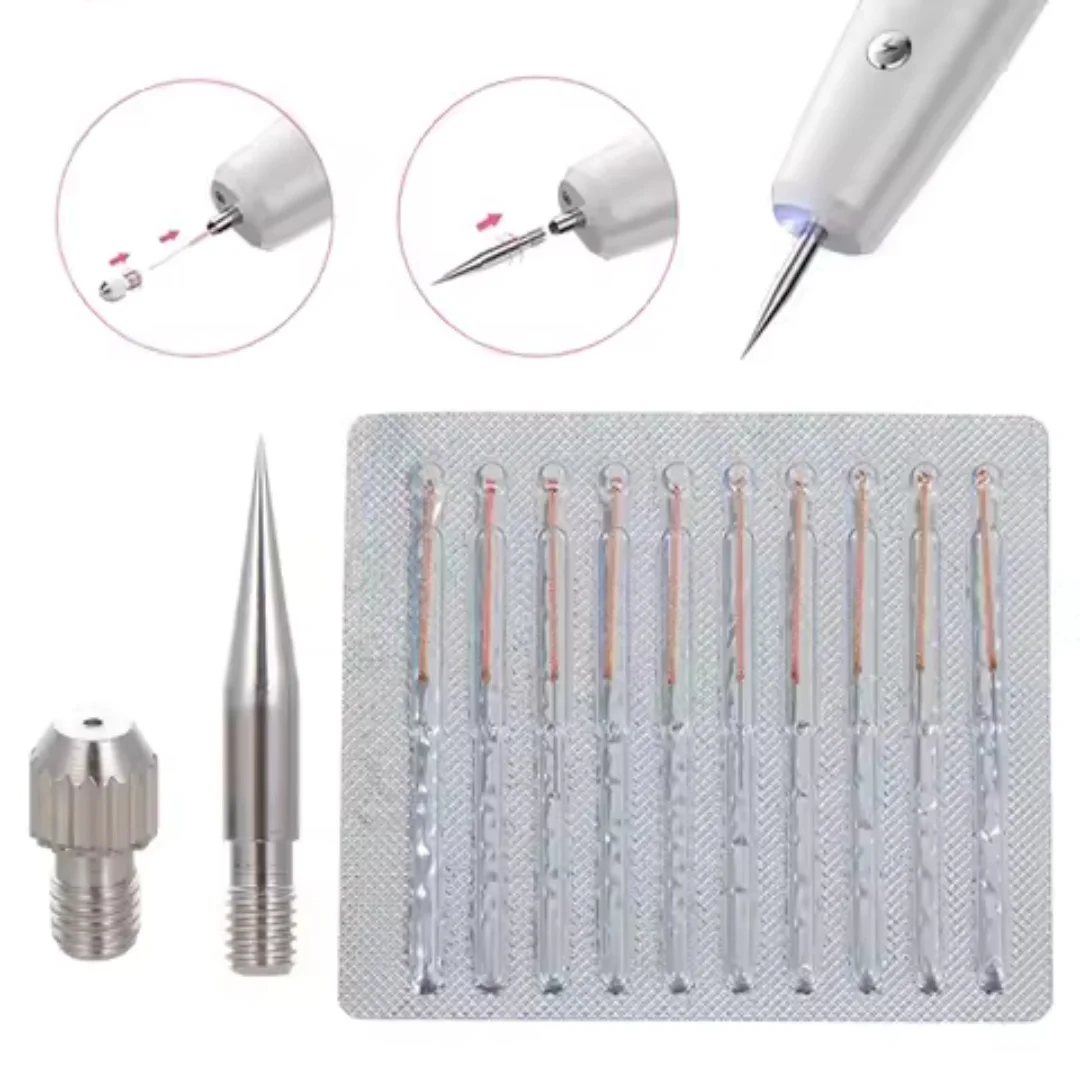 

Laser Plasma Pen Needles Set For Dark Spot Freckle Mole Wart Tattoo Skin Tag Remover Face Skin Care Tool Replacement Accessories