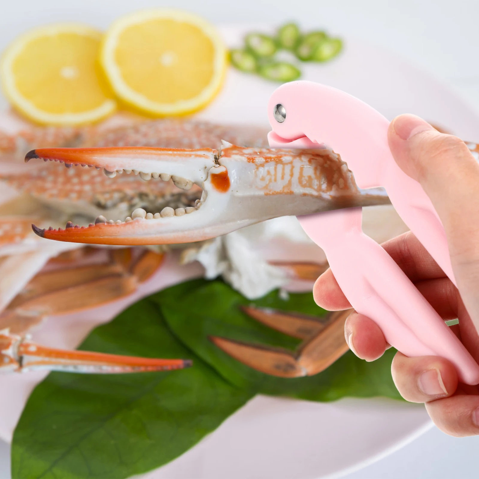 

8Pcs Crab Leg Crackers Reusable Kitchen Tools Ergonomic to Carry for Home Picnics Restaurants Seafood