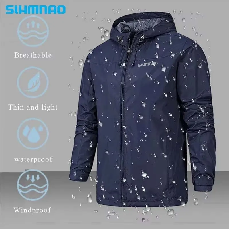 Description Picture 6 of item2024 Spring and Autumn Outdoor Fishing Set Tactical Pants Outdoor Hooded Windproof Waterproof Fishing Suit Mountaineering Jacket