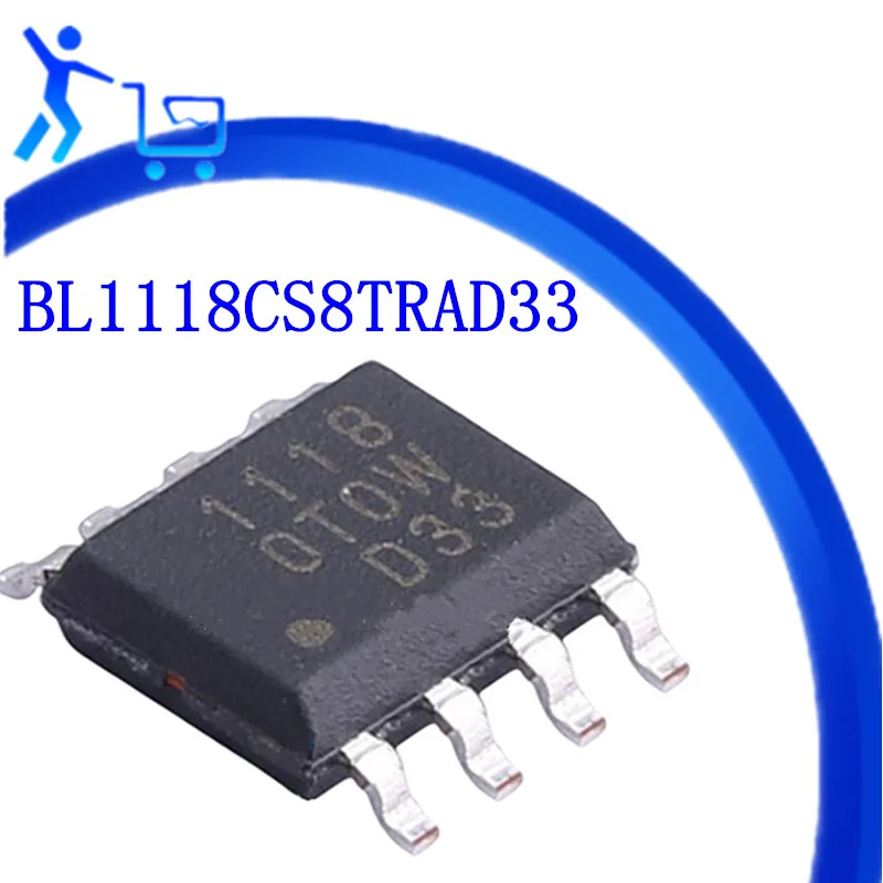 Original packagingBL1118CS8TR1833 Output 1.8V 3.3V Power  BL1118CS8TRAD33 ESOP8 linear regulator IC chip  1118