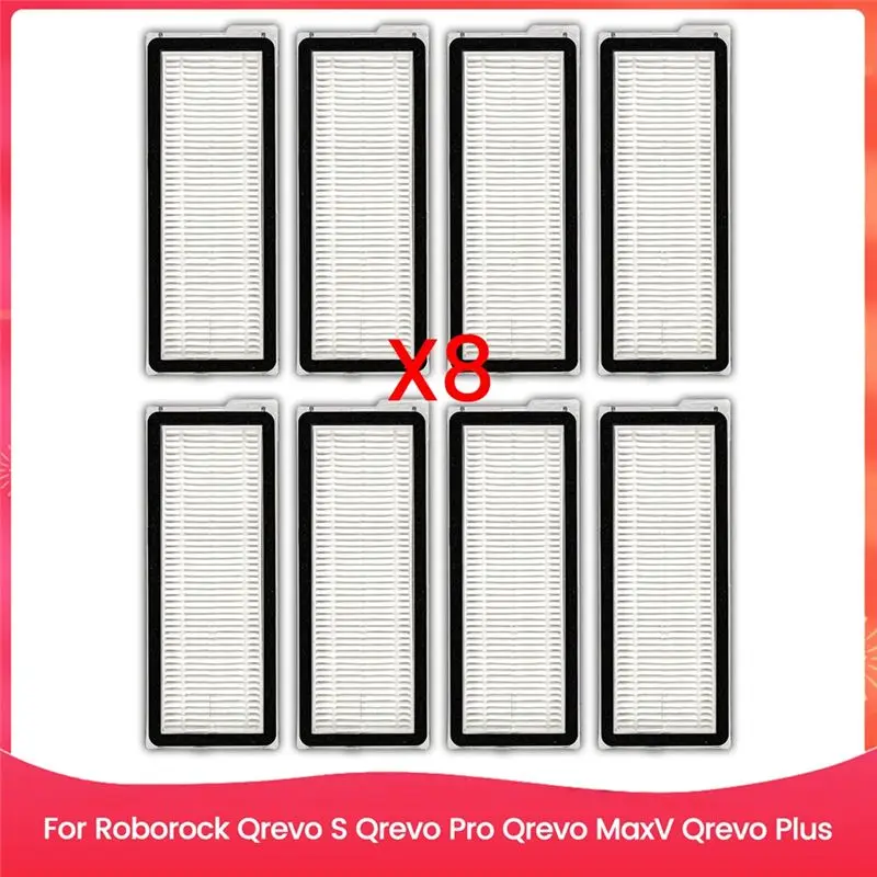 

Сменный HEPA-фильтр ABHI для Roborock Qrevo S, Qrevo Pro, Qrevo Maxv, Qrevo Plus, робота-пылесоса, комплект аксессуаров для фильтров