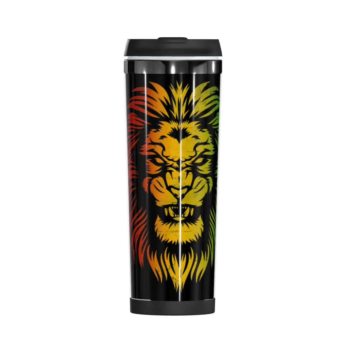 Lion Of Judah Rasta Reggae Essential Double Insulated Water Cup Novelty Thermos flask Mug Heat Insulation multi-function cups