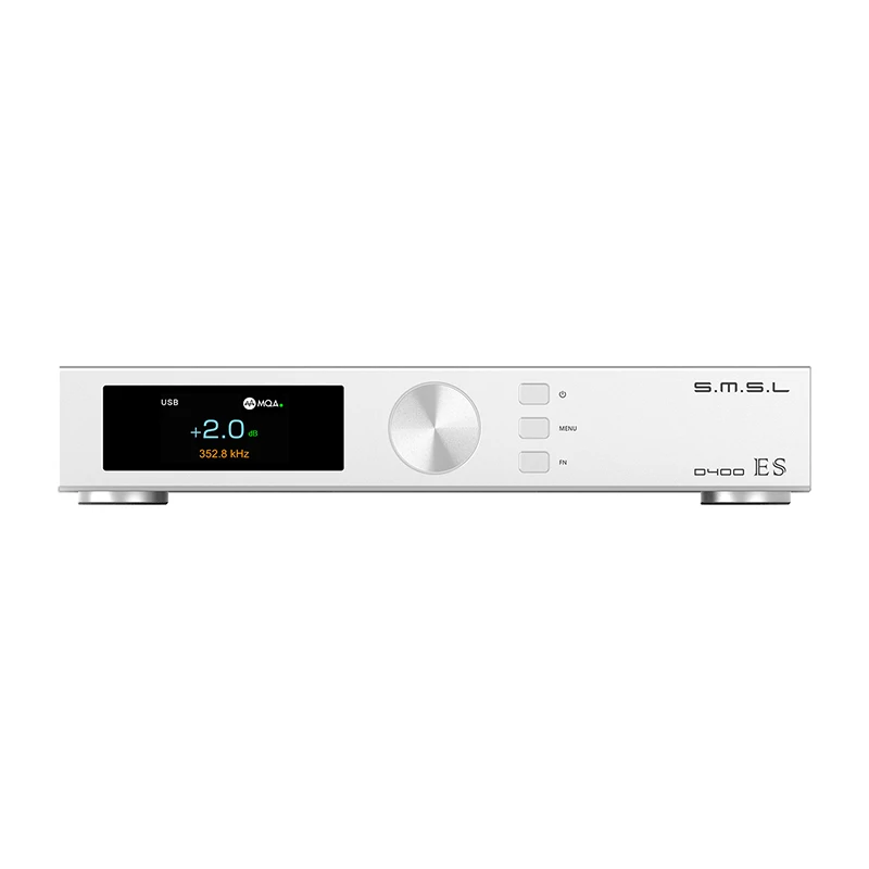SMSL D400ES 디코더 MQA 및 MQA-CD DAC DSD512 ES9039MSPRO 칩 XMOS XU316 PCM 32bit/768kHz 고해상도 DAC