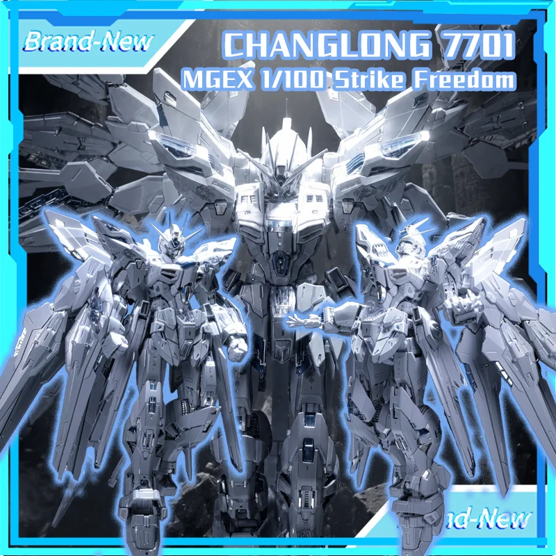 CHANGLONG 7701 MGEX 1/100 Zgmf-X20a Strike Freedom TWILIGHT COATING Assembly Model Kit Action Figure Robot Plastic Model Toy