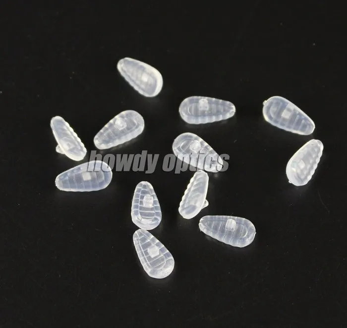 100pieces= 50pairs 14mm Anti-slip High Quality Glasses Eyeglasses Silicone Air Chamber nose pads Super Light Soft