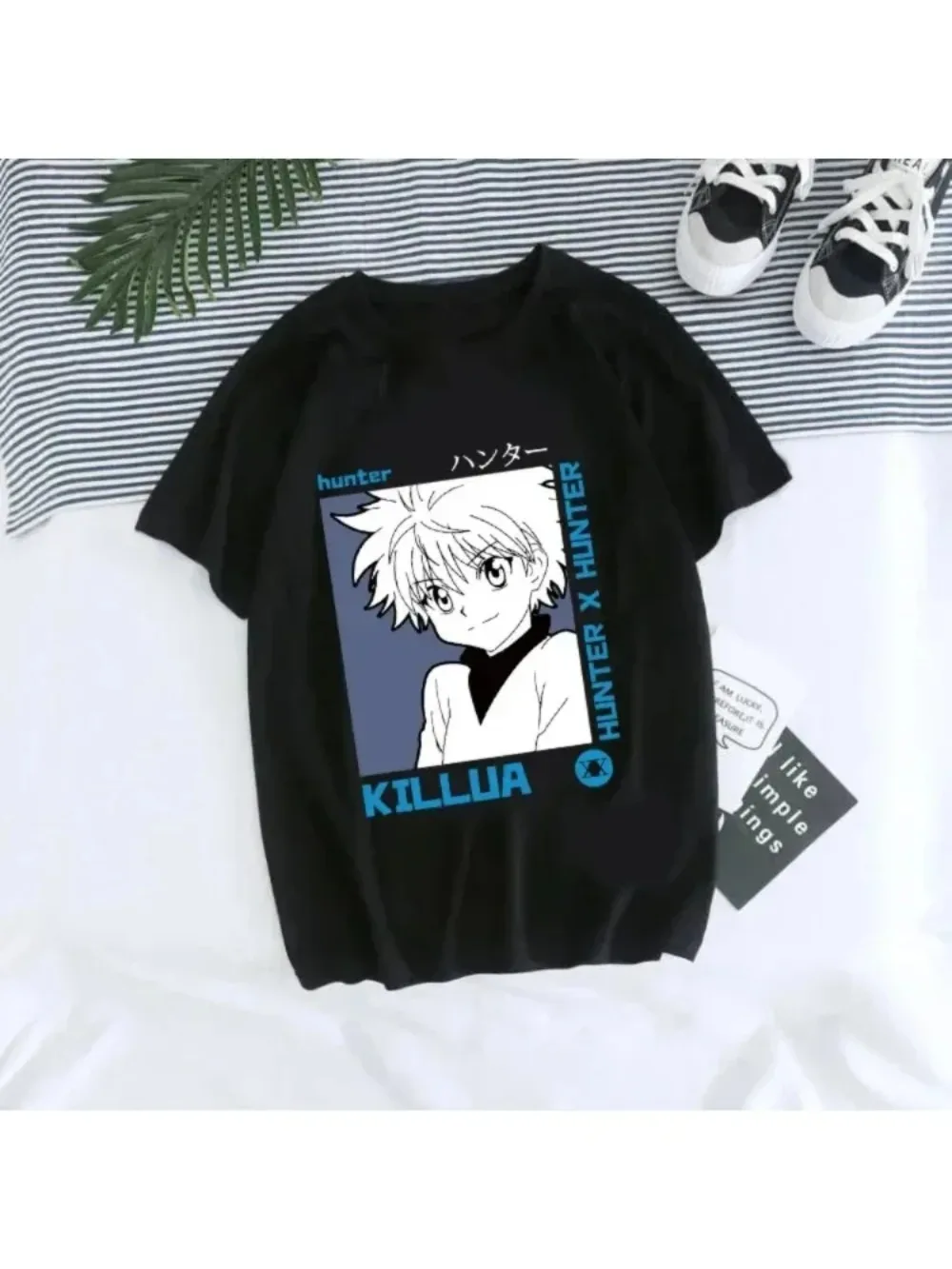 Anime Hunter X Hunter T-Shirt Japanischer Manga Hisoka Killua Zoldyck Lustige Mode Harajuku Kawaii T-Shirt Damen Y2K Kleidung – Detail 11