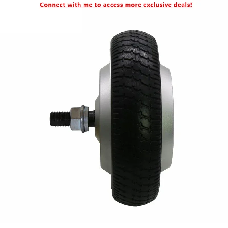 

ZLTECH 6.5inch 350W 6N.m 24V 150kg BLDC IP65 Gearless Drive Wheel Hub Servo Motor Engine With 14bit Encoder For Cleaning Robot
