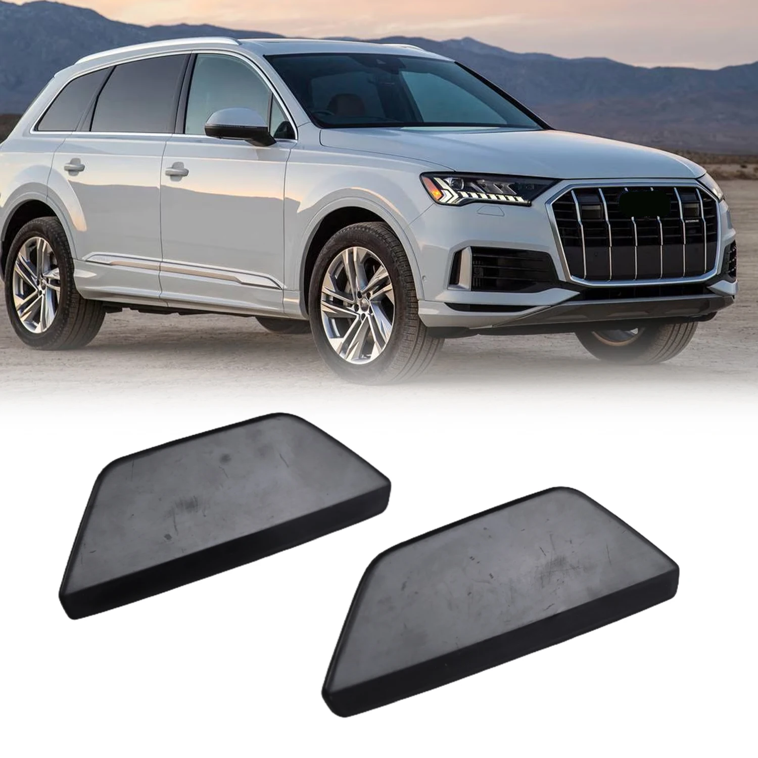 

Левая и правая крышка омывателя передней фары, крышка форсунки, неокрашенная для AUDI Q7 SQ7 4M 2020 2021 2022 2023 2024 4M0807753