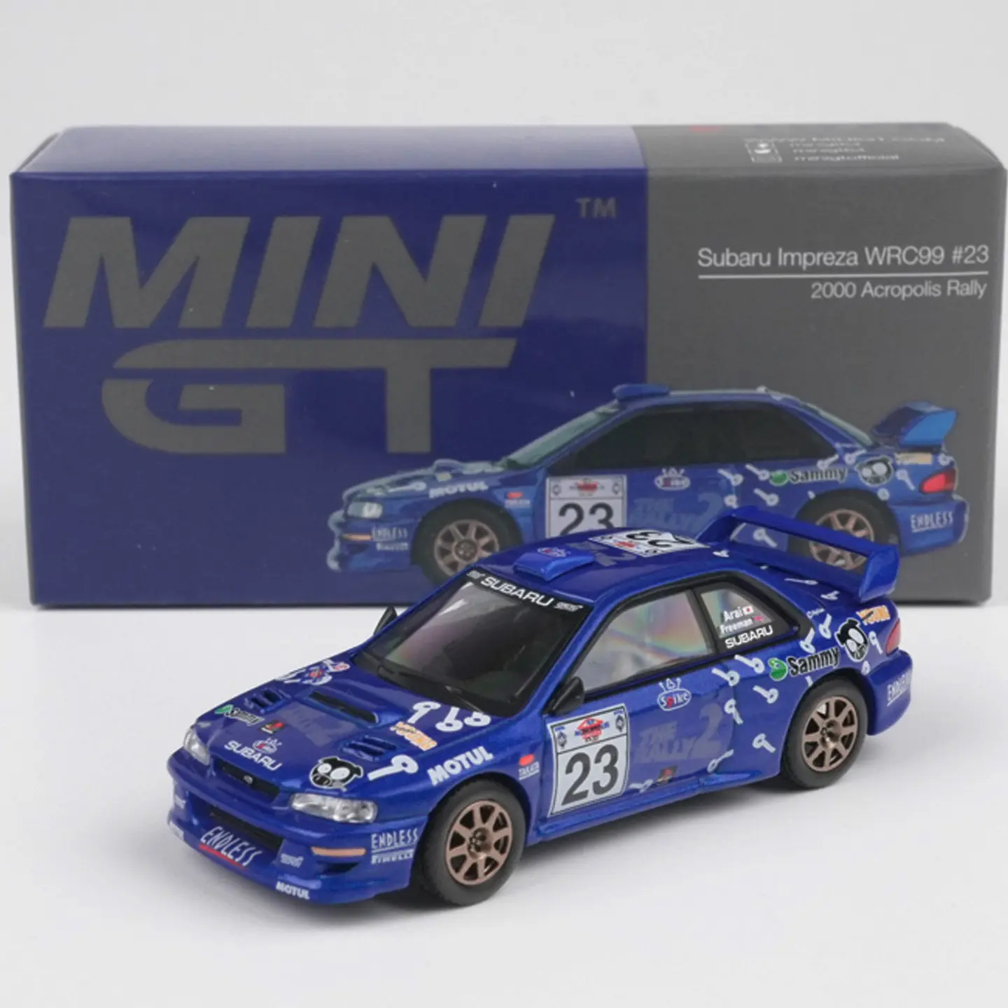 

1:64 Scale Subaru Impreza WRC99 #23 2000 Rally 1078 Die-Cast Model Car