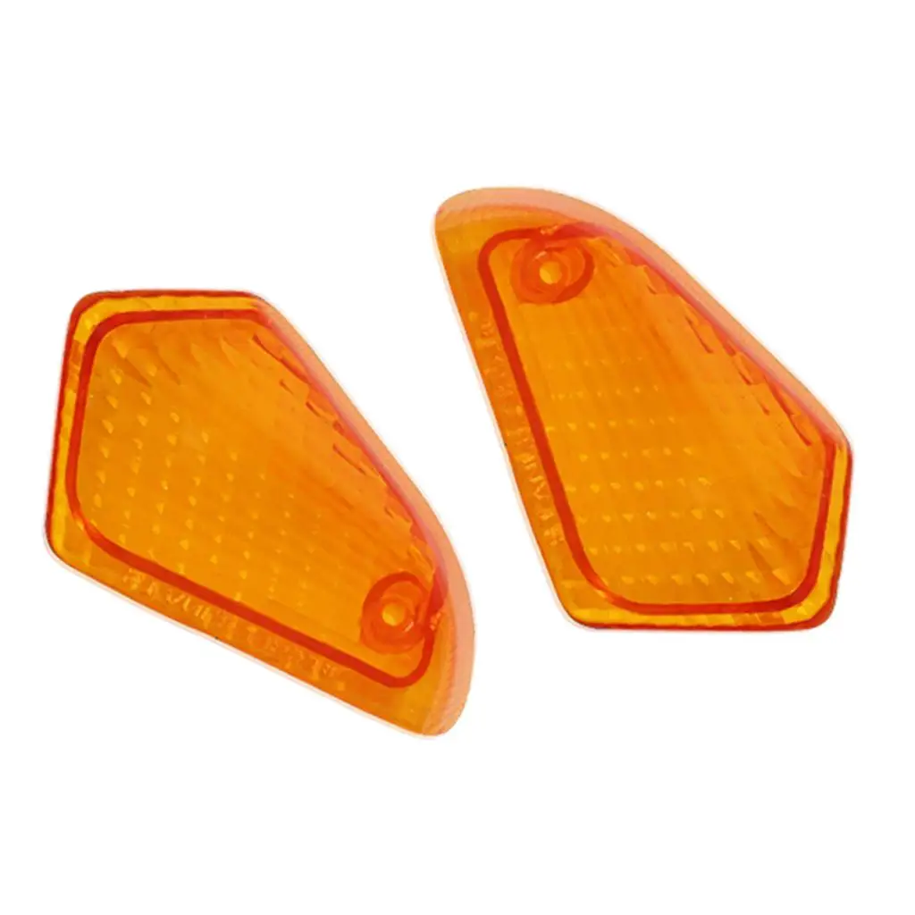 Amber ABS Motorcycle Turn Signal Light Lens Indicator Cover for Kawasaki ZZR250 Custom Light