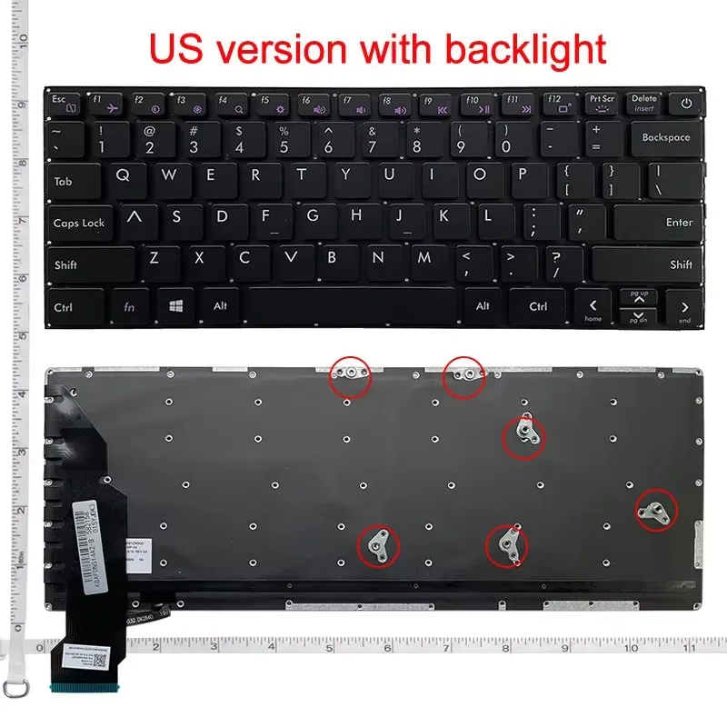 New US Laptop Keyboard for AVITA Liber V14/NS14A2/NS14A5/NS14A6/DK-284D DK-284-1/342840016/C3589 AVITA DK284D