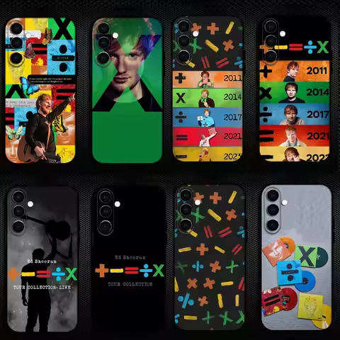 Singer E-Ed Sheeran Phone Case For Samsung Galaxy A13,A21s,A22,A31,A32,A52,A53,A71,A80,Soft Black Shell