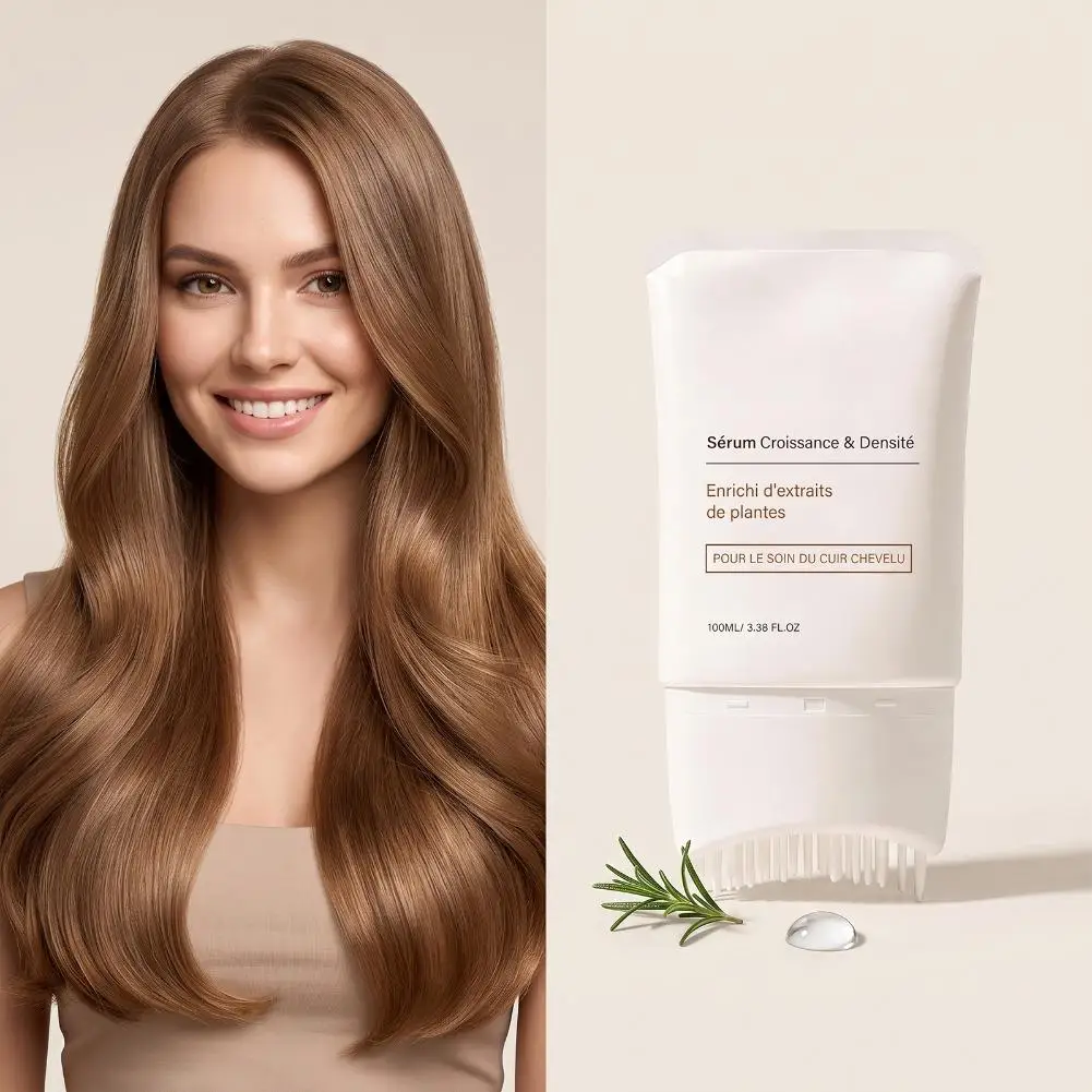 Hair Thickening Growth Serum Scalp Treatment Strengthen Fragile Hair Minimize Split Breakage Nourish Roots Boost Hair Fullness