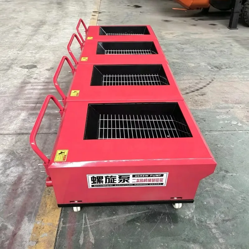 Customized Screw Conveyor Concrete Pump Portable Fine Stone Pouring Pump For Secondary Structure Column Feeding & Conveying Cons