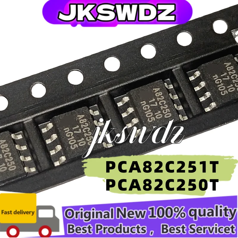 

5PCS New PCA82C251T PCA82C251 A82C251 82C251 PCA82C250T PCA82C250 A82C250 sop-8 Chipset