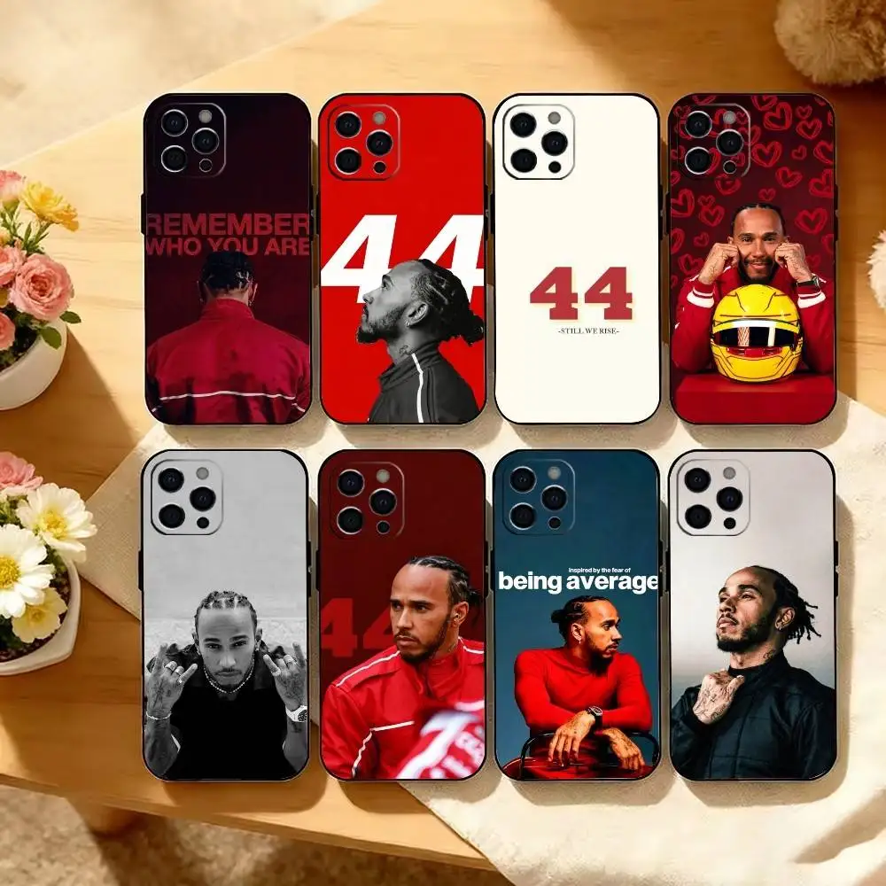 

Racing Driver L-Lewis H-Hamilton Phone Case For iPhone 17, 16,15,14,13,12,11 Plus,Pro Max, Others Soft Black Cover