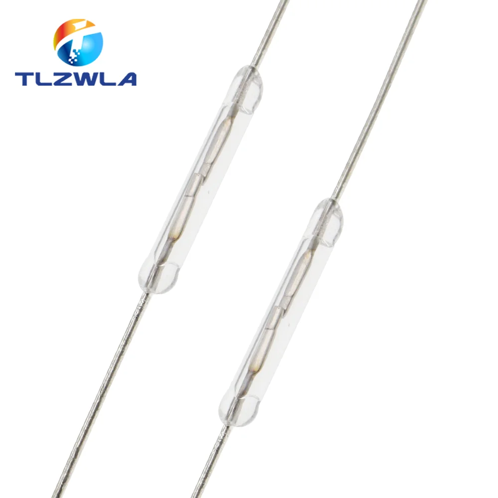 10PCS N/O Reed Switch Magnetic Switch 2X14MM Normally Open Magnetic Induction Switch 2*14mm