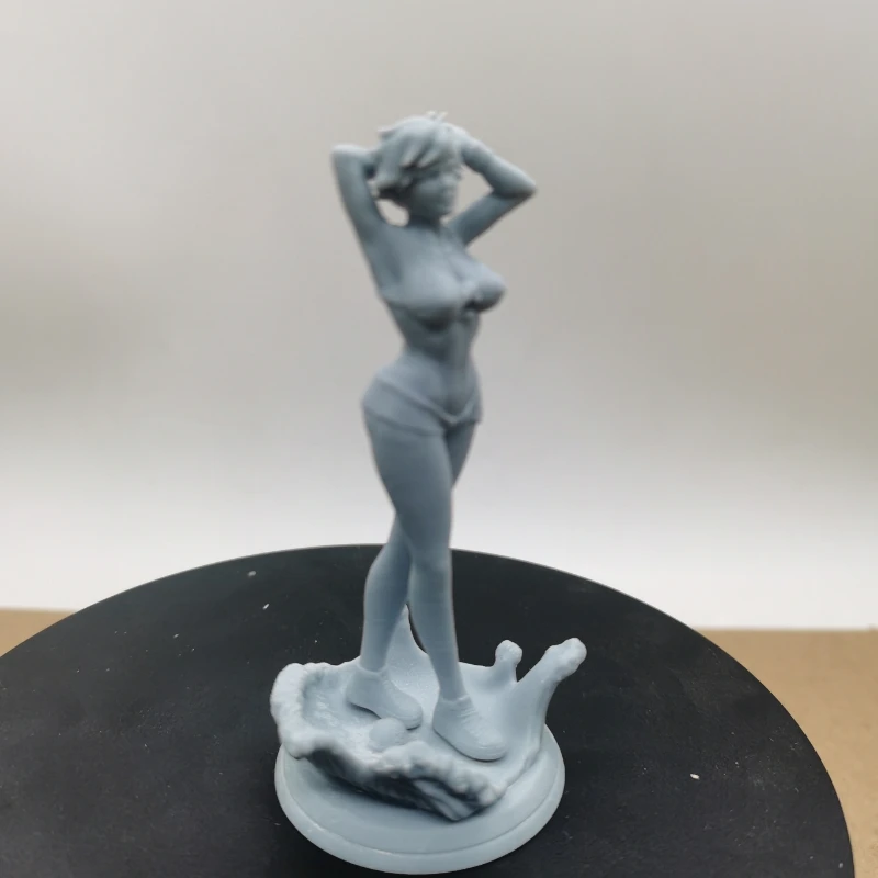 

Аниме Девушка Diy Фигурка из смолы Масштаб 1/24 75 мм Общая высота Сборная модель Комплект в разобранном виде Диорамы Неокрашенные статуэтки Игрушка