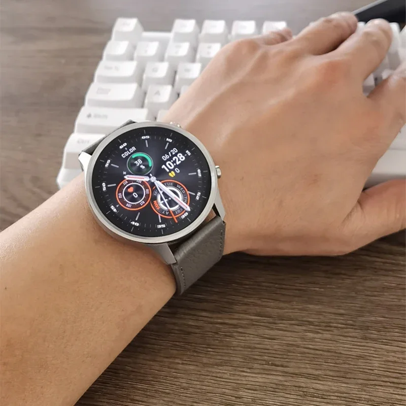 Huawei-オリジナルのレザーウォッチバンド,ユニバーサルレザーストラップgt3 46mm gt2 pro/gt 2e/gt2 46mm/gt3 pro gtランナー22mm