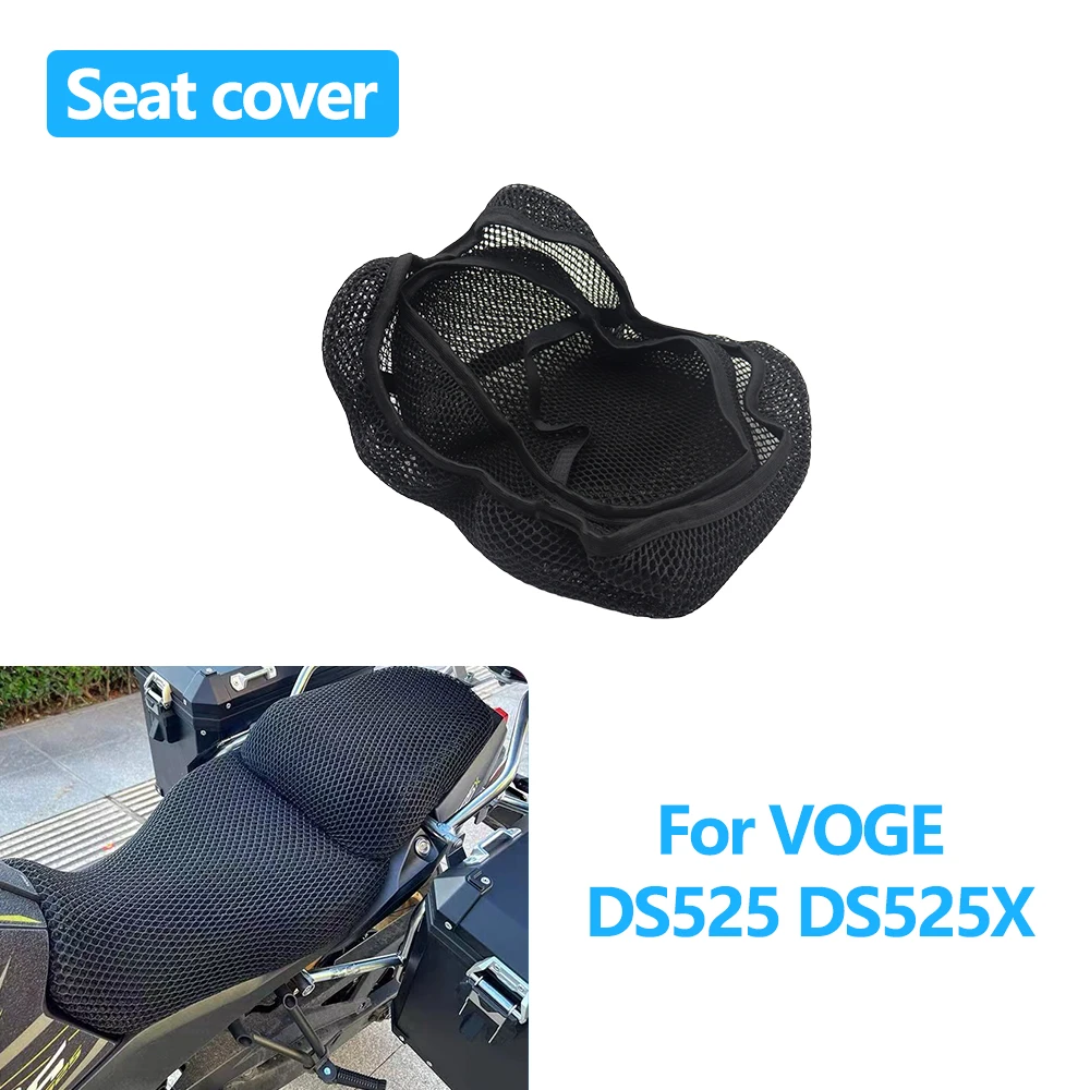

Для VOGE DS525 DS525X 525X чехол на сиденье мотоцикла 3D сетчатое тканевое сиденье Нескользящая дышащая теплоизоляционная защитная подушка