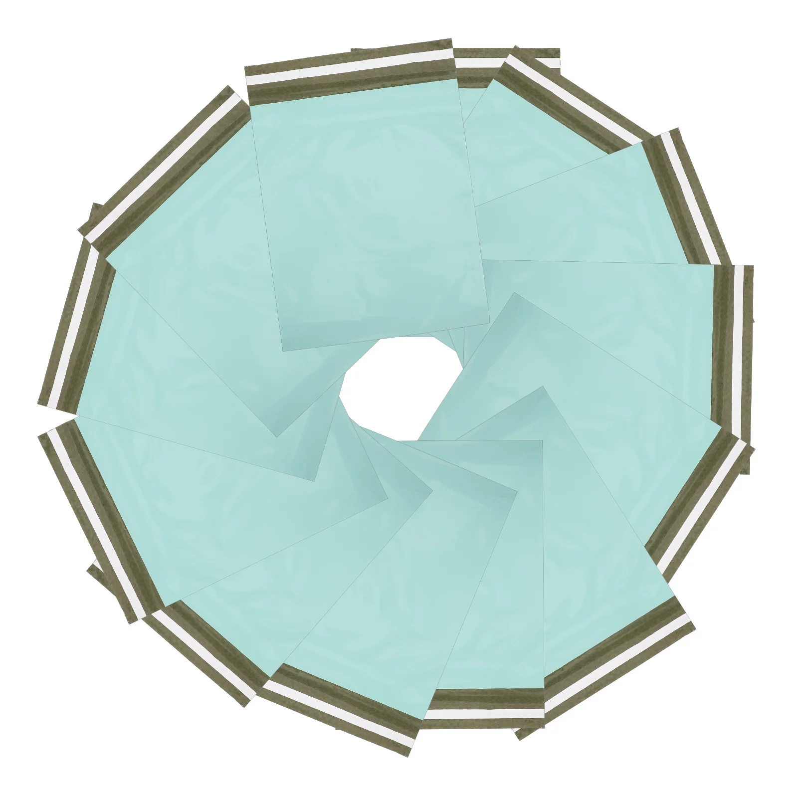 Sacs d'expédition de 50 pièces, conception de couleurs vives pour cadeaux et enveloppes d'expédition d'affaires, sacs de courrier, grand paquet pour colis