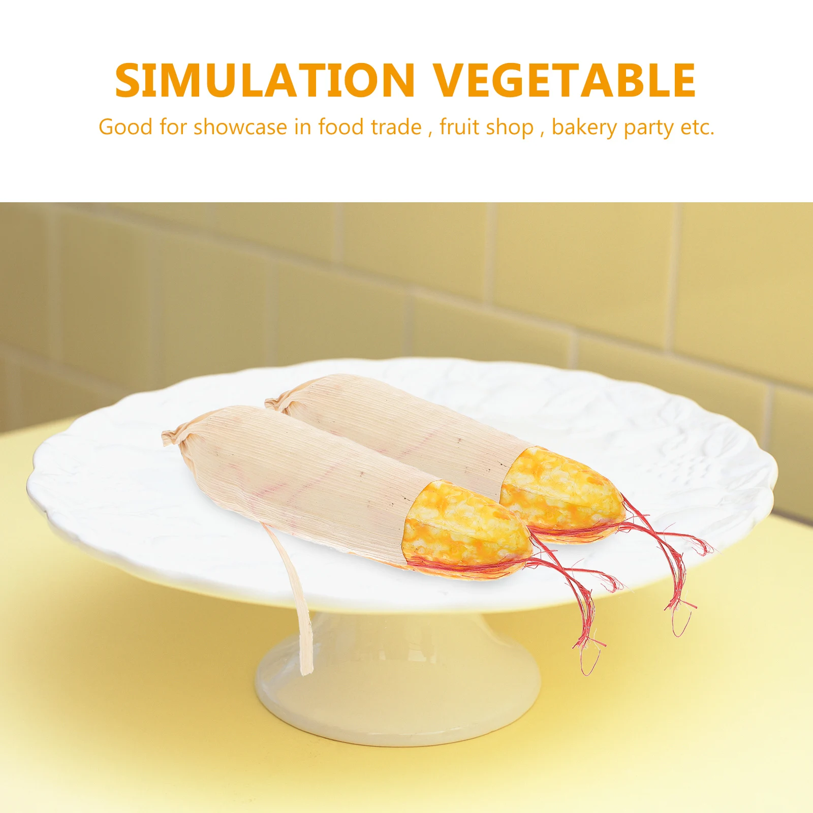 

Lifelike Artificial Corn High Quality Fake Vegetable For Home Decoration Classroom Teaching Props Decorative Mini Corn Kitchen