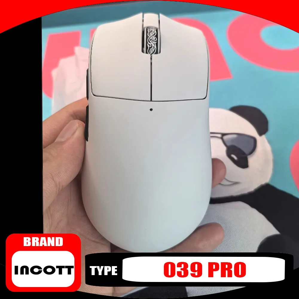 

Incott 039 Pro Wireless Mouse Tri Mode 8K Return Rate Long Battery Life Web Driver Ergonomics Lightweight Gaming Mouse Durable