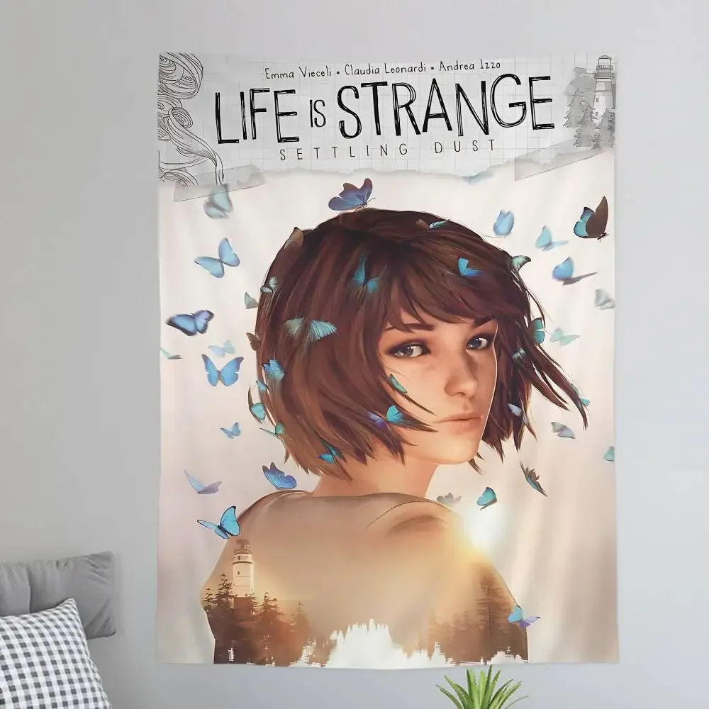 Movies L-Life Is Strange Game Printed Large Wall Tapestry Indian Buddha Wall Decoration Witchcraft Bohemian Hippie Art Decor