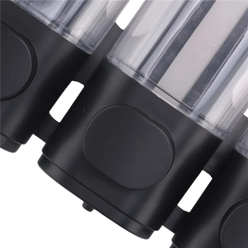 ABRS-2X Dispenser e organizer per pompa per doccia da bagno a parete 3 in 1 - possono essere utilizzati per shampoo, condizionatore, A
