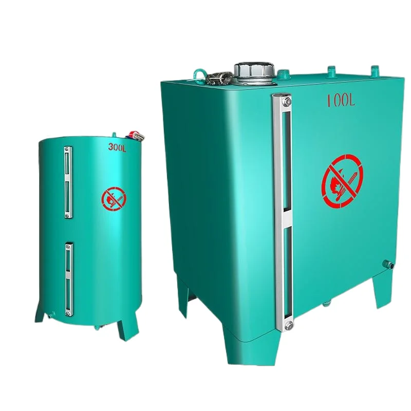CX generator set special fuel tank 1000L500 liters 400L300 liters 200 liters square round iron oil storage drum
