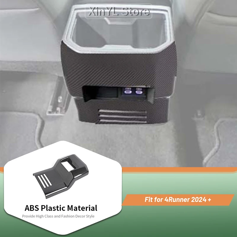 car-rear-ac-vent-panel-trim-cover-protector-decoration-for-4runner-2024-up-carbon-fiber-pattern-auto-interior-accessories