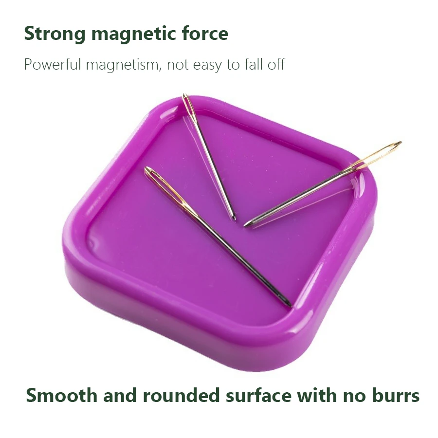 حامل إبرة مغناطيسي مع حقيبة تخزين دبابيس الخياطة للتطريز عبر الغرز DIY أداة المشاريع اليدوية