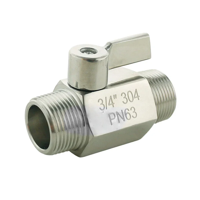 

Высококачественный мини-шаровой кран из нержавеющей стали 304, 1/8 дюйма, 1/4 дюйма, 3/8 дюйма, 1/2 дюйма, 3/4 дюйма, 1 дюйм, женский, мужской, воздух, газ, вода