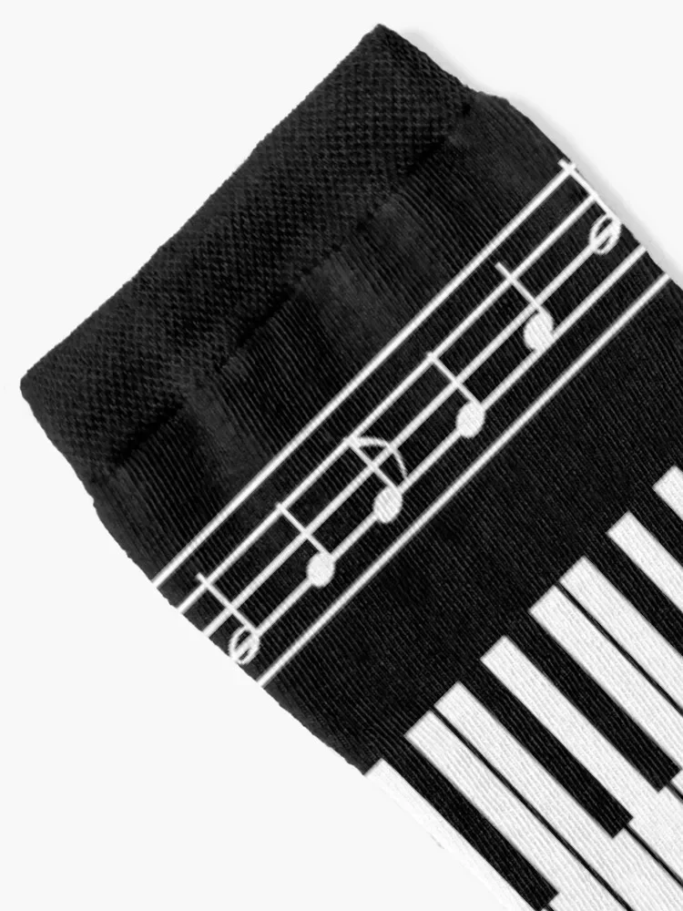 piano organ keyboard best for mask,stickers,leggings Socks custom cartoon Socks Girl Men's