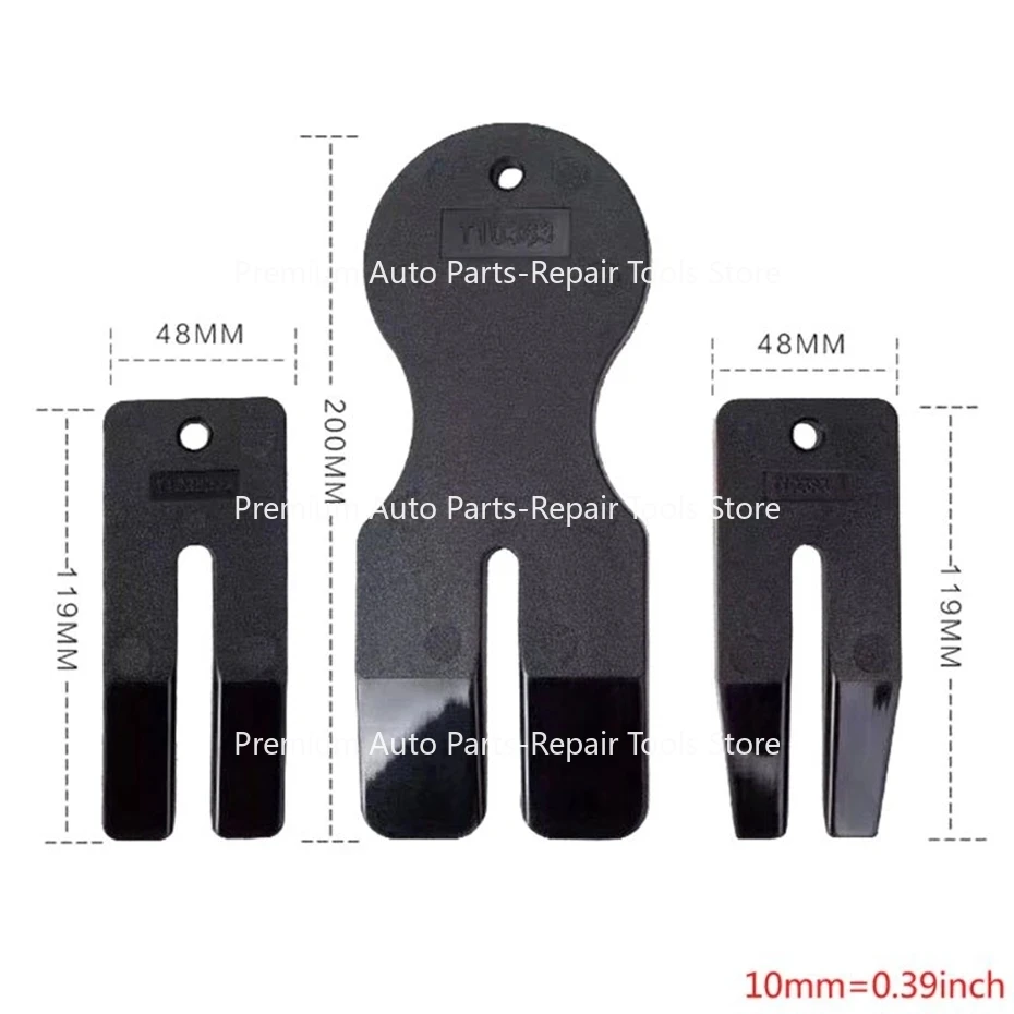 3 قطعة أدوات مشبك لوحة إسفين الباب لبورشه أودي VW لاند روفر Equiv T10383 T10383 / 1 T10383 / 2 أداة إزالة باب السيارة