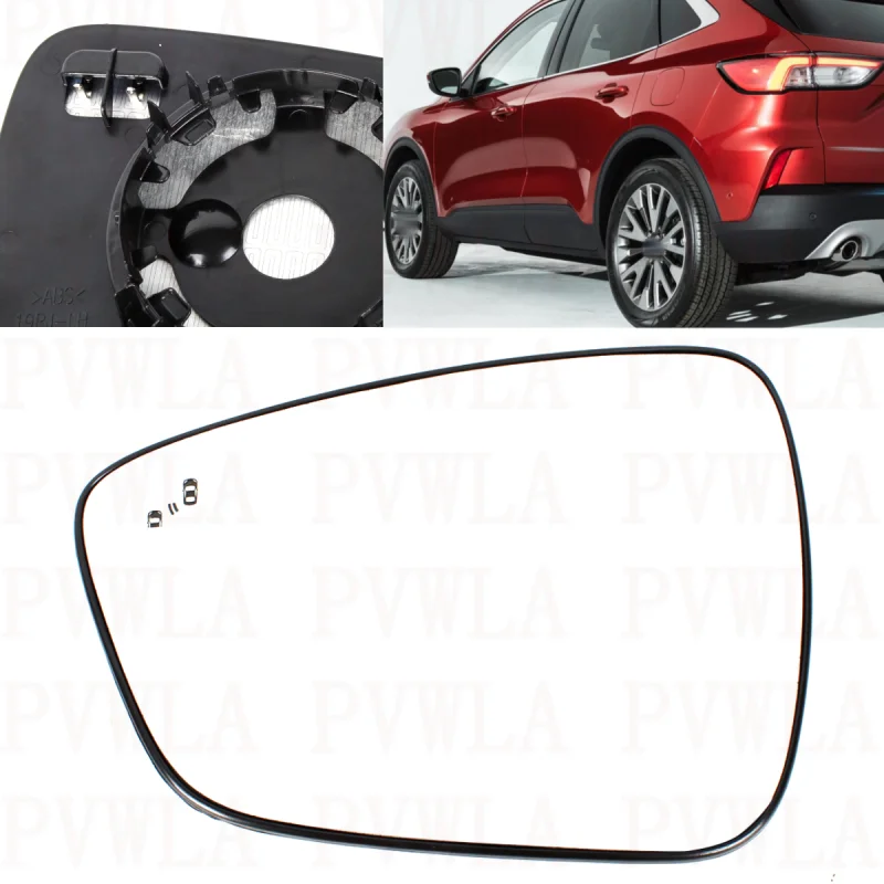 

Left Side Heated Blind Spot Reversing Mirror Glass LJ6Z-17K707-D For Ford Escape 2020 2021 2022 2023