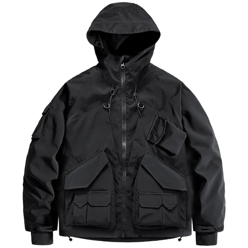 

Genuine VIP Flying Hooded Sweater, American Blockbuster Jacket, Multi-Pocket Pullover