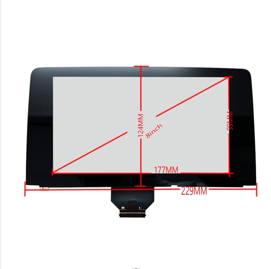 Pantalla táctil de repuesto para MAZDA CX-9 CX9 TK49-611J0B, digitalizador de cristal de RADIO, 8 \