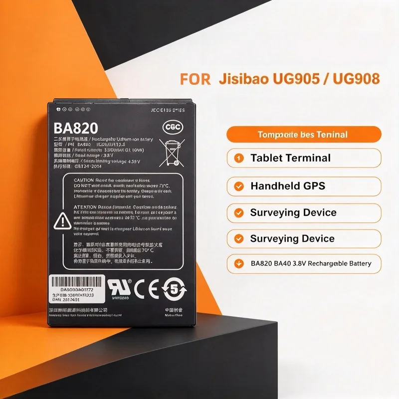 BA820 8200mAh for Chc Lt700 Tablet Unistrong Jisibao UG905 UG908 Beidou Tablet Terminal Handheld GPS Lithium Battery