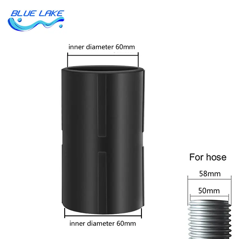 Threaded hose 50mm/58mm extension connector/ connector/two-way connector,Vacuum cleaner hose accessories