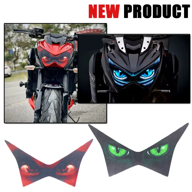 

For kawasaki Z250 Z300 Z800 z 250 300 800 Motorcycle accessories headlight protection sticker headlights eye body sticker