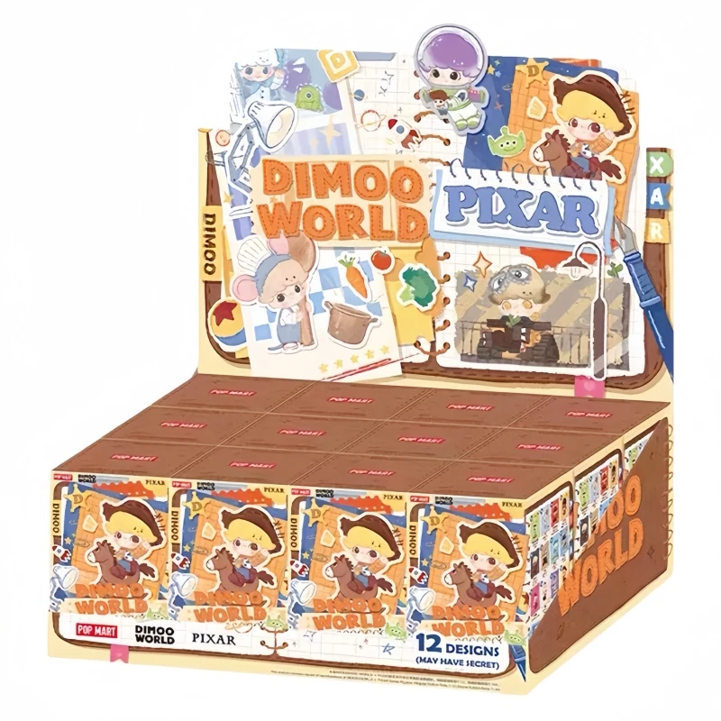 Hot Selling Originele producten Popmart Dimoo World × Pixar Joint Series Beeldjes Verrassing Blind Boxes Collectie Decoratiegeschenken
