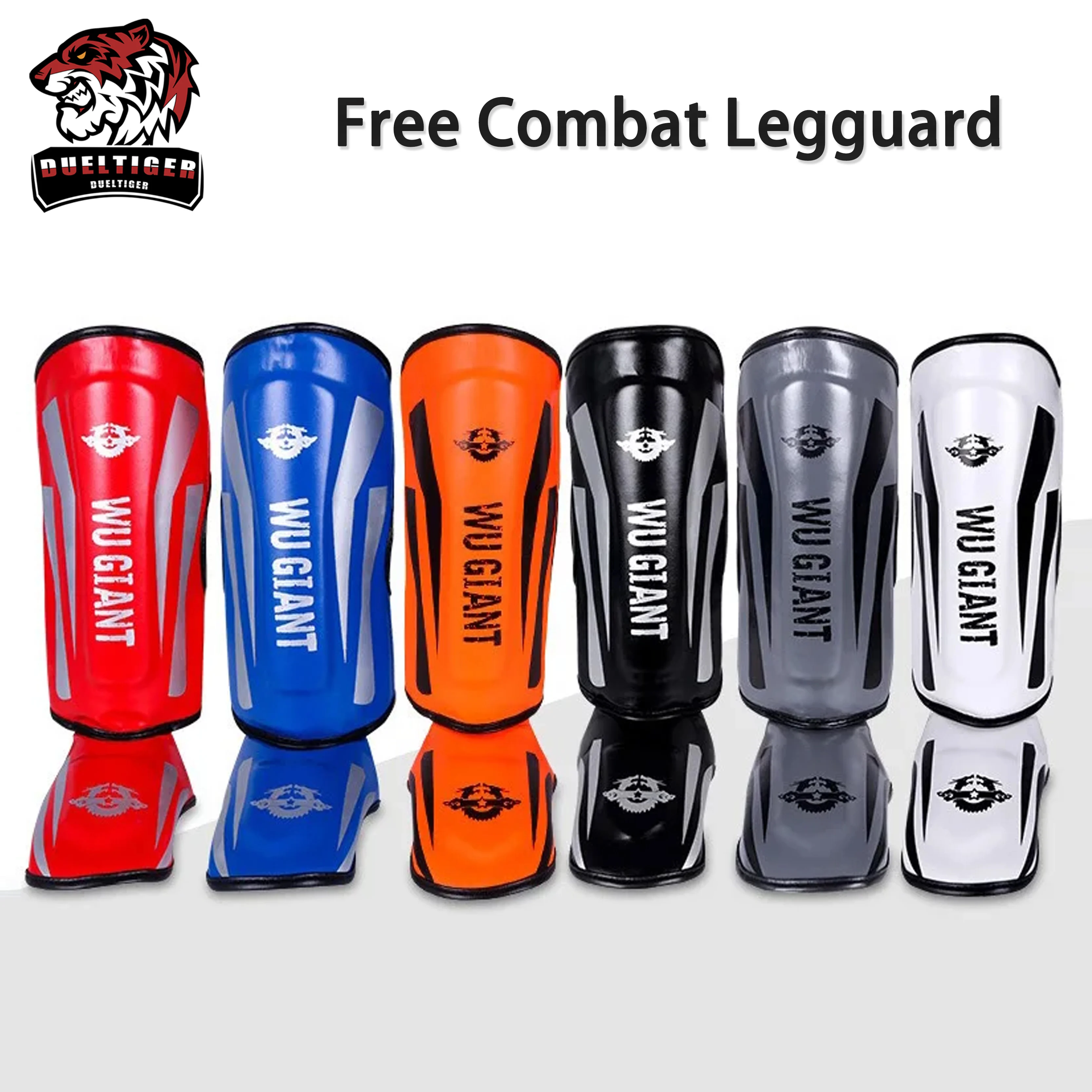 Free Combat Legguard Kickboxing Muay Thai Boxing Fighting MMA Martial Arts Kicking Training Thickening Protector Knee  Equipment