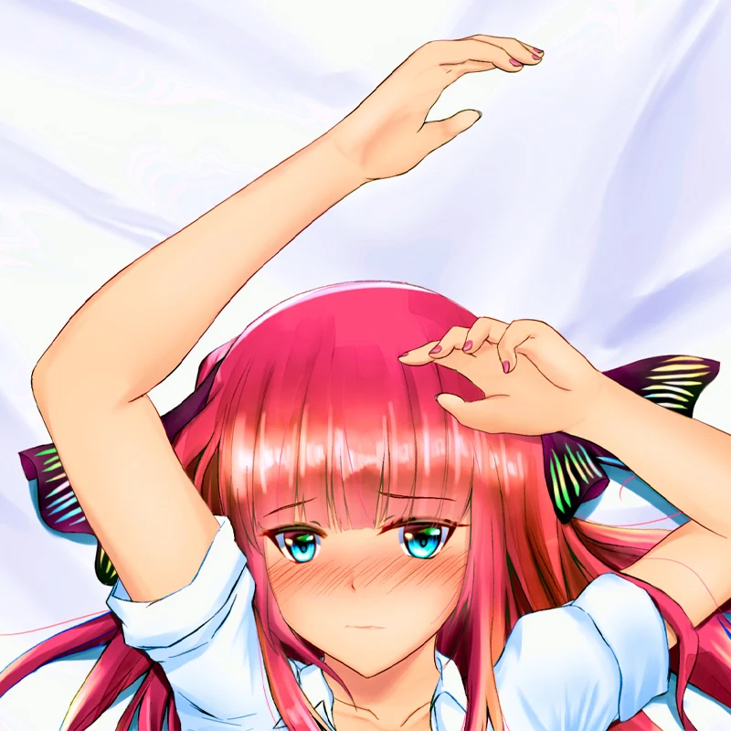 New Pattern Dakimakura Anime Nino Nakano Double-sided Print Life-size Body Pillow Cover Bedding Gifts