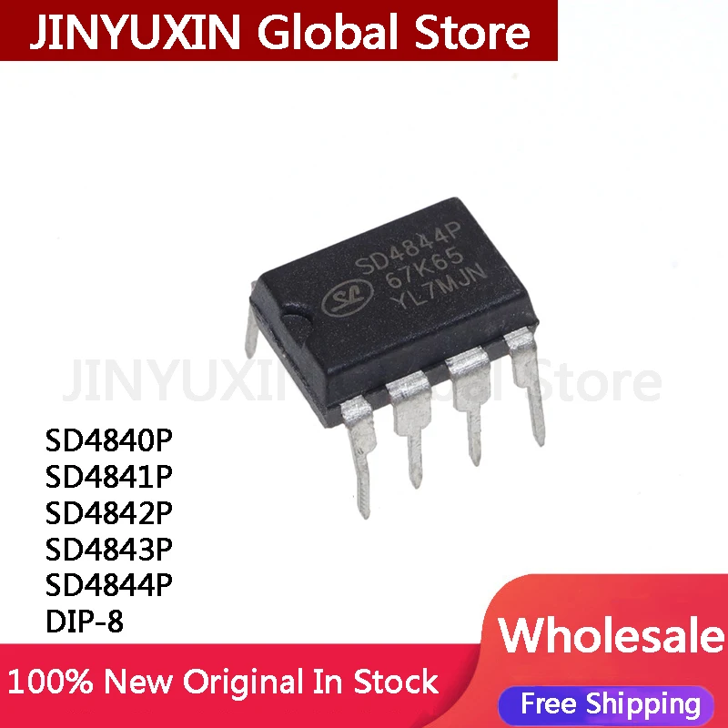 10Pcs SD4840P67K65 SD4840P SD4841P67K65 SD4841P SD4842P67K65 SD4842P SD4843P67K65 SD4843P SD4844P67K65 SD4844P DIP-8 IC